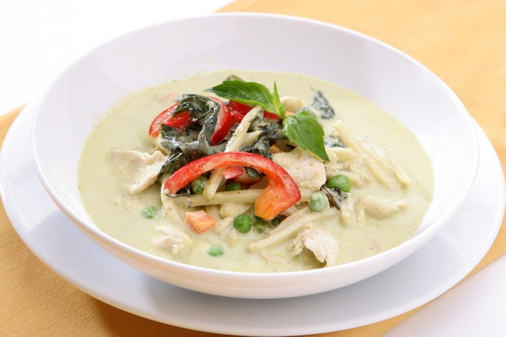 Thai Food - Green Curry Chicken or Gaeng Keow Wan Gai